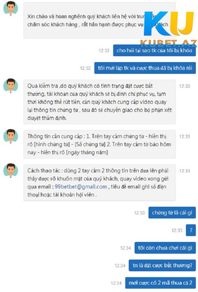 Thông tin Kubet lừa đảo được lan truyền trên mạng Thông tin Kubet lừa đảo được lan truyền trên mạng