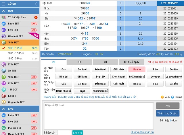 Giao diện chốt số ở nhà cái Kubet Giao diện chốt số ở nhà cái Kubet