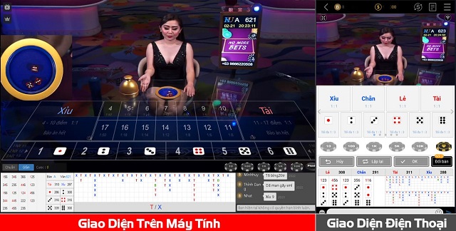 Giao diện cược tài xỉu ở Kubet với MC xinh đẹp Giao diện cược tài xỉu ở Kubet với MC xinh đẹp