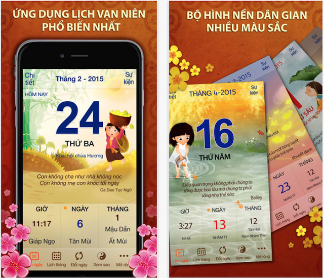 Tìm giờ vàng trên lịch vạn niên Tìm giờ vàng trên lịch vạn niên
